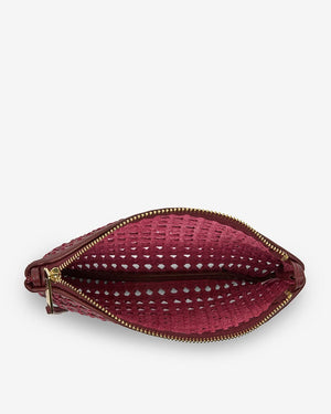 ARLINGTON MILNE Mimi Crossbody - Burgundy HANDBAG - Zabecca Living