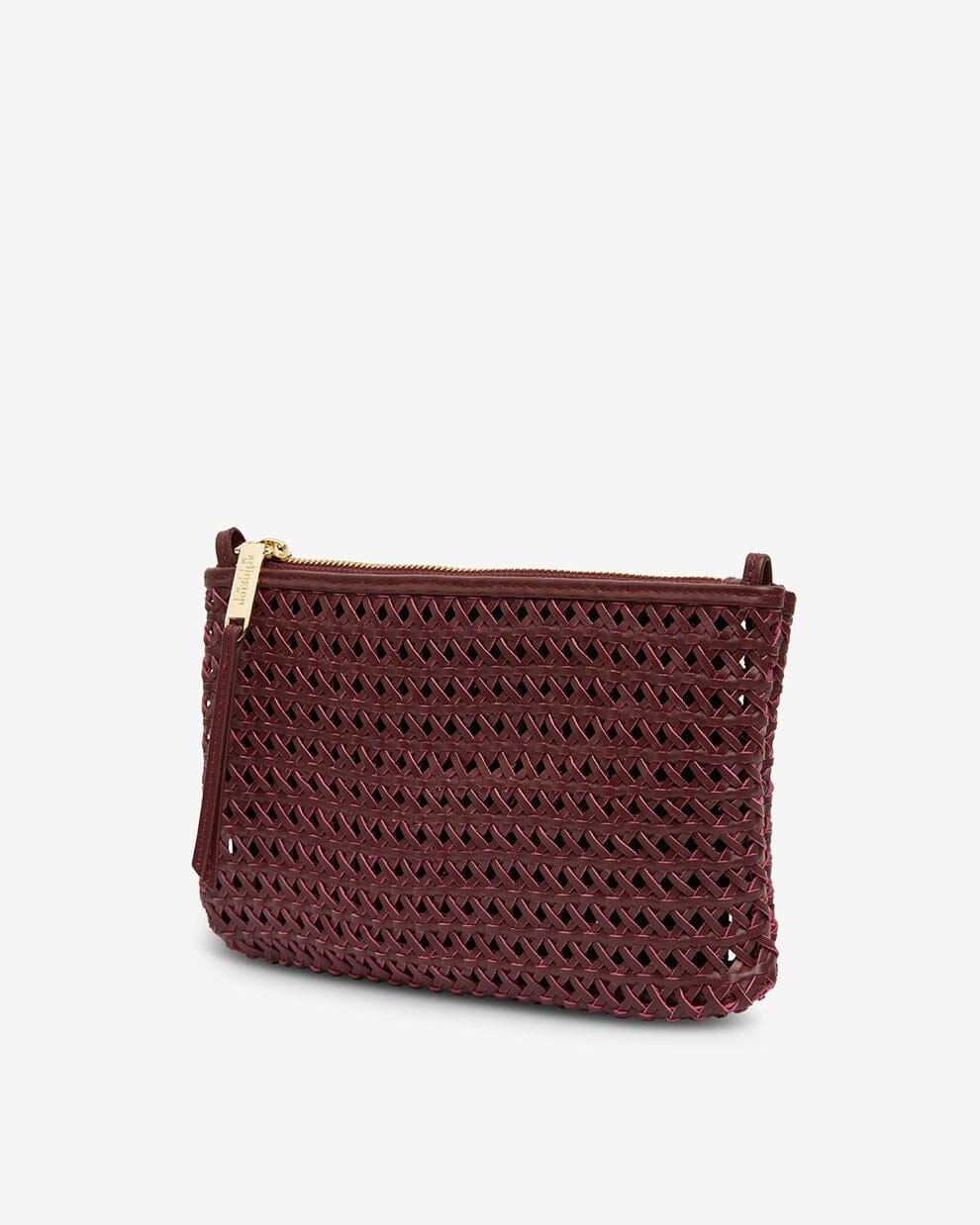 ARLINGTON MILNE Molly Weave Crossbody - Burgundy HANDBAG - Zabecca Living