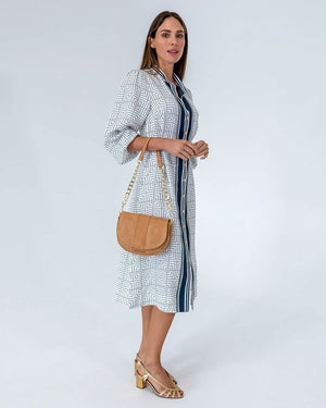 ARLINGTON MILNE Zara Saddle Bag - Vintage Tan HANDBAG - Zabecca Living