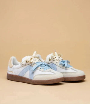 ASFVLT Elite Classic Sneaker - Cream Pony Hair/Blue SNEAKERS - Zabecca Living