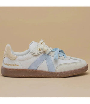 ASFVLT Elite Classic Sneaker - Cream Pony Hair/Blue SNEAKERS - Zabecca Living