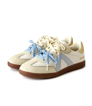 ASFVLT Elite Classic Sneaker - Cream Pony Hair/Blue SNEAKERS - Zabecca Living
