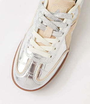 ASFVLT Elite Classic Sneaker - Silver Croc/Tan SNEAKERS - Zabecca Living