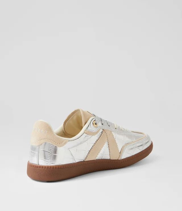 ASFVLT Elite Classic Sneaker - Silver Croc/Tan SNEAKERS - Zabecca Living