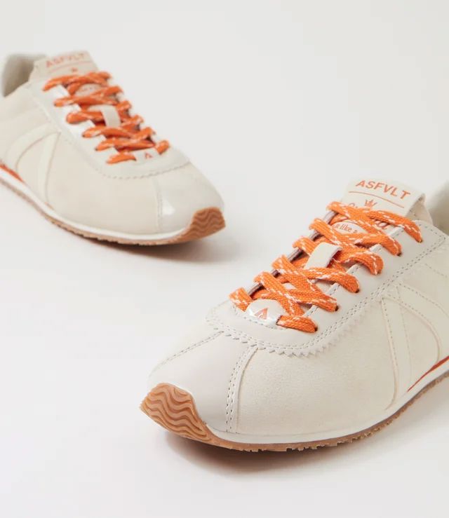 ASFVLT Sienna Sneaker - Taupe/Burnt Orange SNEAKERS - Zabecca Living