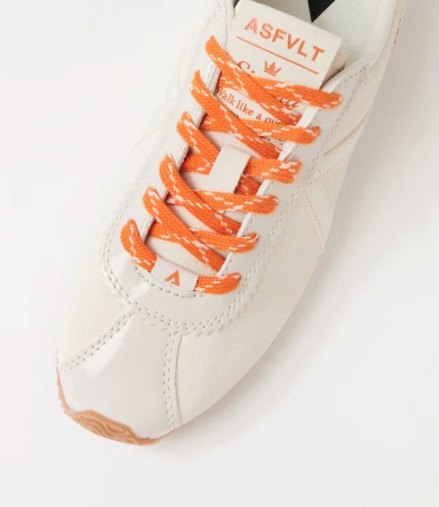 ASFVLT Sienna Sneaker - Taupe/Burnt Orange SNEAKERS - Zabecca Living