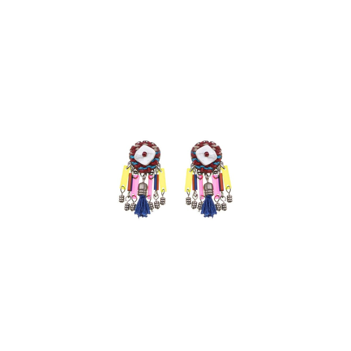 AYALA BAR African Dance Small Colourful Earrings - Caravan Earrings - Zabecca Living