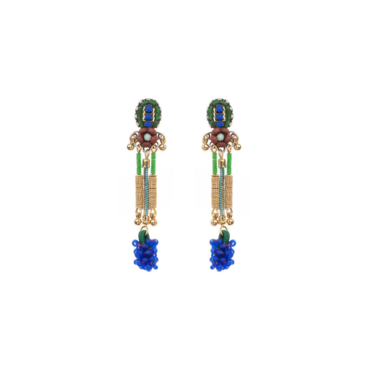 AYALA BAR Beaded Mariva Earrings Earrings - Zabecca Living