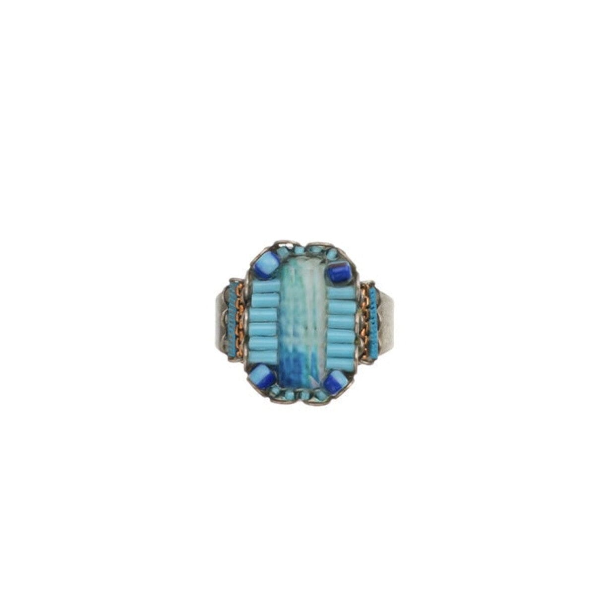 AYALA BAR Blue Bayou Blue Ring - Celestial Ring - Zabecca Living