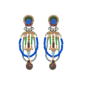 AYALA BAR Boho Beaded Omari Earrings Earrings - Zabecca Living