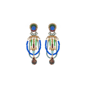 AYALA BAR Boho Beaded Omari Earrings Earrings - Zabecca Living