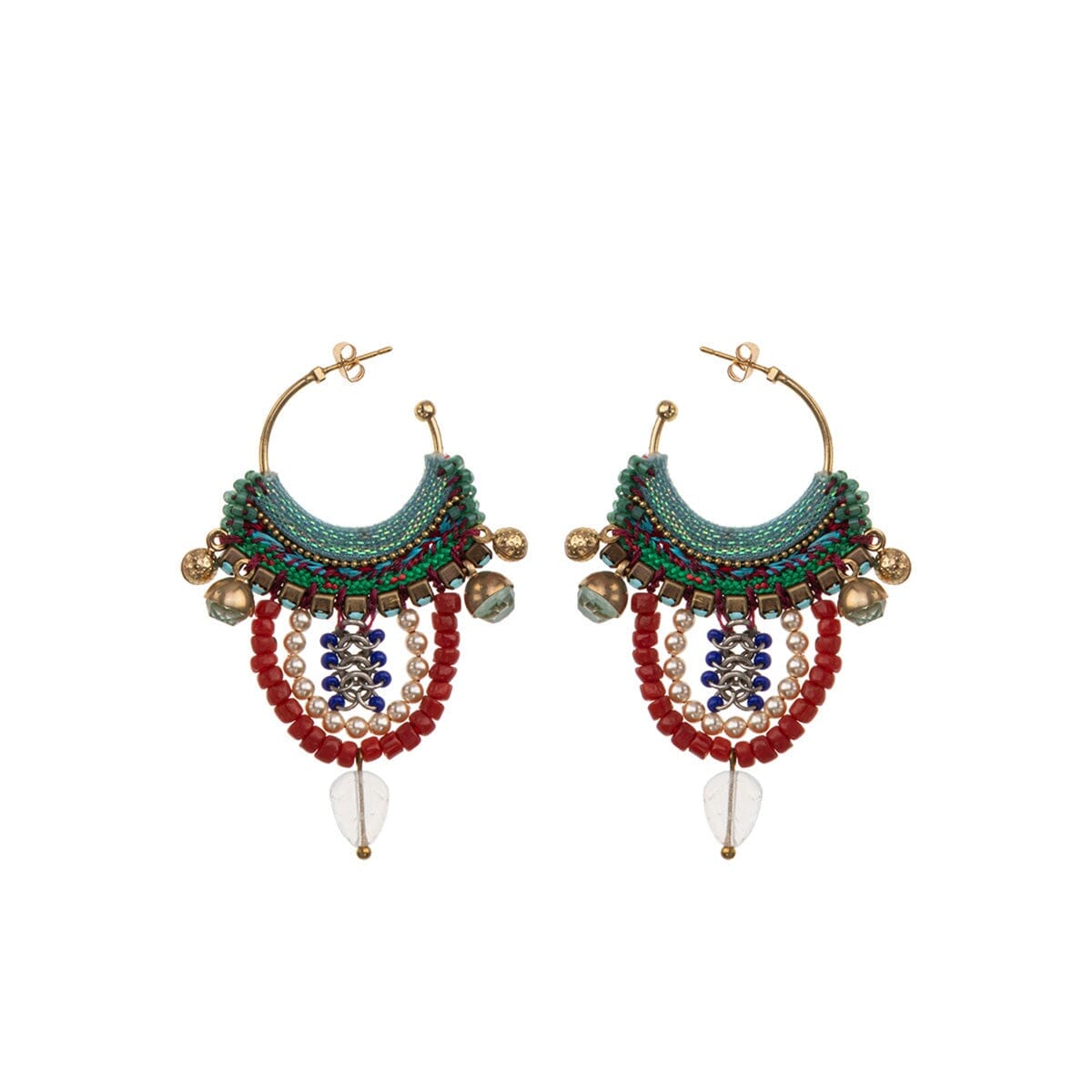 AYALA BAR Bold Hoop Eshe Earrings Earrings - Zabecca Living