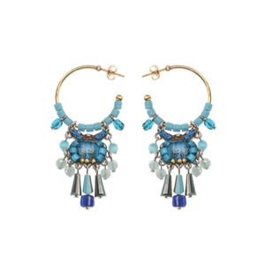 AYALA BAR Drop Blue Earrings - Aeriel Earrings - Zabecca Living