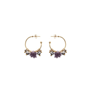 AYALA BAR Purple Hoop Ube Earrings Earrings - Zabecca Living