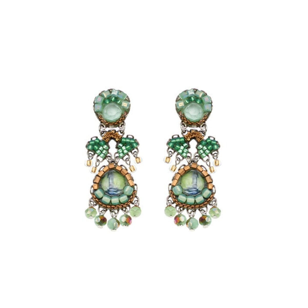 AYALA BAR Seagrass Beaded Earrings - Haicao Earrings - Zabecca Living