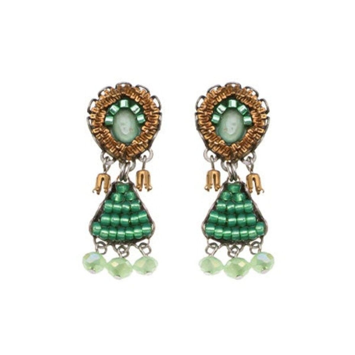 AYALA BAR Seagrass Beadwork Earrings - Ruppia Earrings - Zabecca Living
