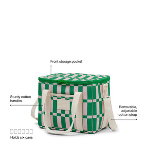 BASE Lunch Base - Apple / Soft Pink Check LUNCH BOX - Zabecca Living