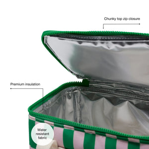 BASE Lunch Base - Apple / Soft Pink Check LUNCH BOX - Zabecca Living