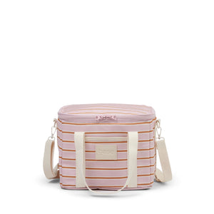 BASE Lunch Base - Soft Pink / Rust Stripe LUNCH BOX - Zabecca Living