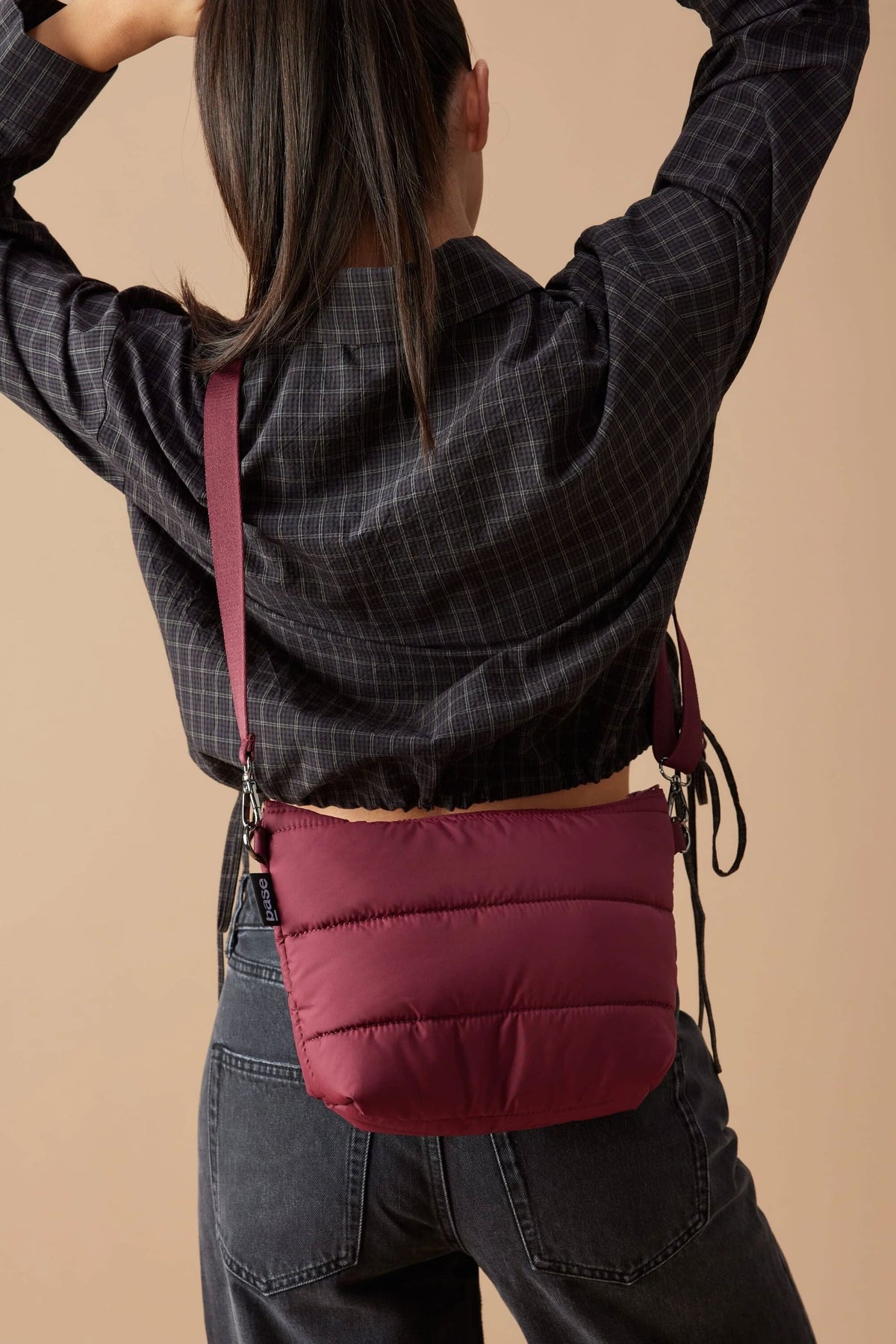 BASE Stash Base Crossbody - Burgundy HANDBAG - Zabecca Living