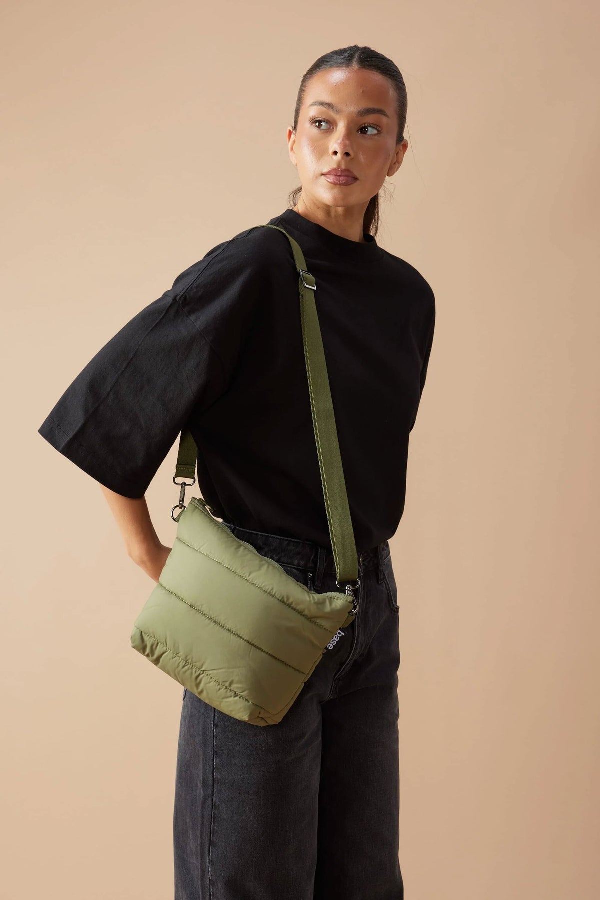 BASE Stash Base Crossbody - Khaki HANDBAG - Zabecca Living