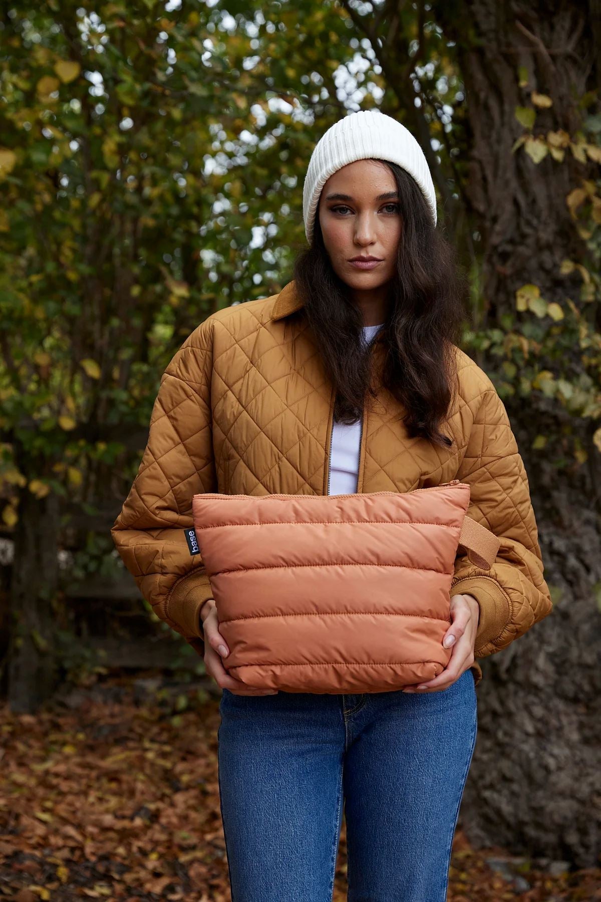 BASE Stash Base Large - Toffee toiletry bag - Zabecca Living
