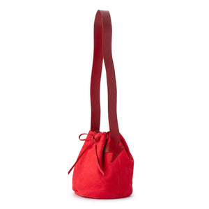 BE HOLD Bucket Bag - Coralla Red HANDBAG - Zabecca Living