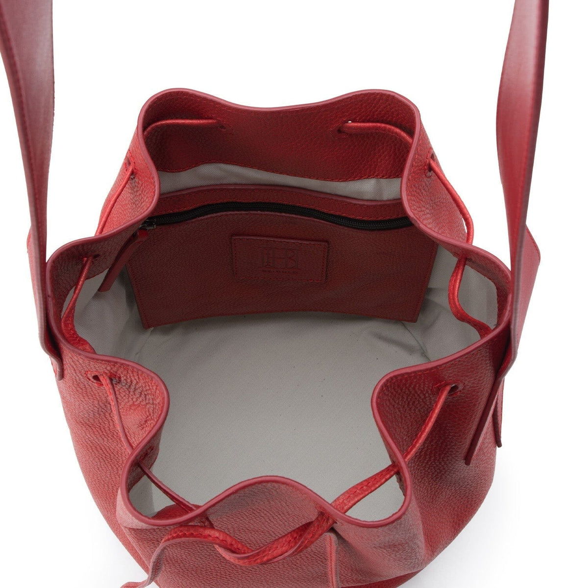 BE HOLD Bucket Bag - Rosso Red HANDBAG - Zabecca Living