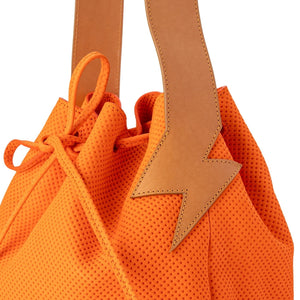 BE HOLD Bucket Bag - Tangerine HANDBAG - Zabecca Living