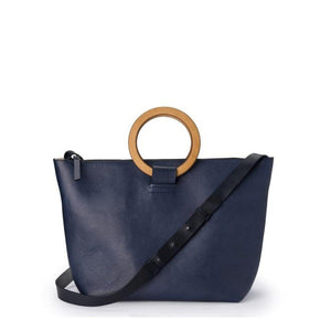 BE HOLD East West Tote - Navy Blue HANDBAG - Zabecca Living
