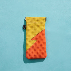 BE HOLD Glasses Case - Tangerine/Limone HANDBAG - Zabecca Living