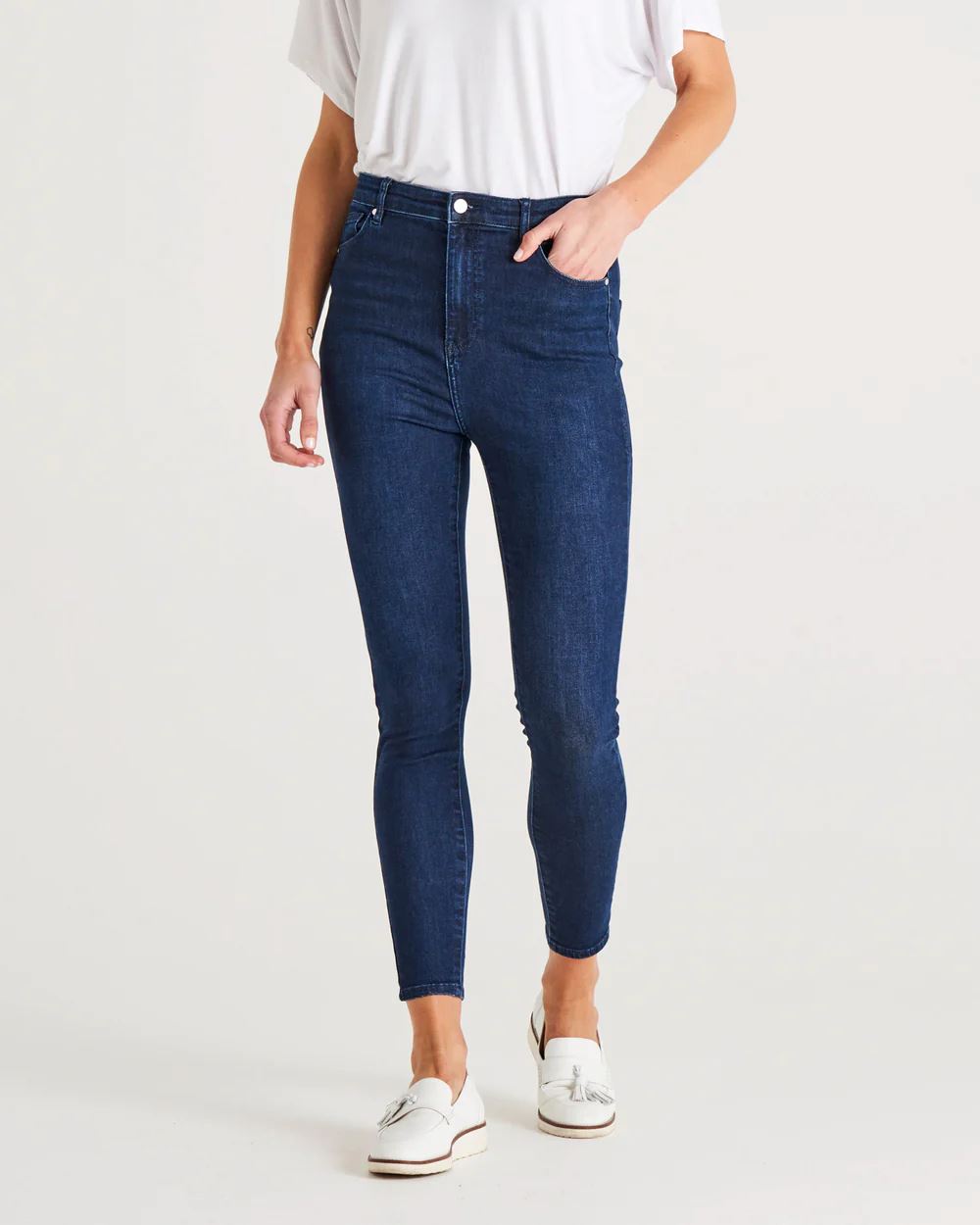 BETTY BASICS Betty Essential Jeans - Indigo Blue JEANS - Zabecca Living
