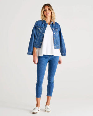 BETTY BASICS Betty Essential Jeans - Vintage Blue JEANS - Zabecca Living