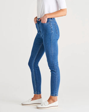 BETTY BASICS Betty Essential Jeans - Vintage Blue JEANS - Zabecca Living