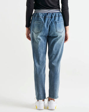 BETTY BASICS Dakota Denim Jogger Jean - Azure Blue JOGGER - Zabecca Living
