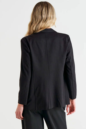 BETTY BASICS Portsea Blazer - Black Jacket - Zabecca Living