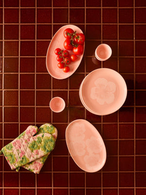 BONNIE & NEIL Linen Oven Mitt - Geranium Multi - Zabecca Living