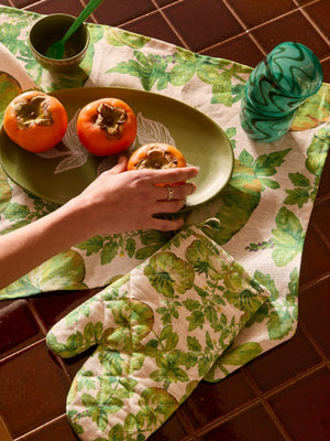 BONNIE & NEIL Linen Oven Mitt - Heirloom Green - Zabecca Living