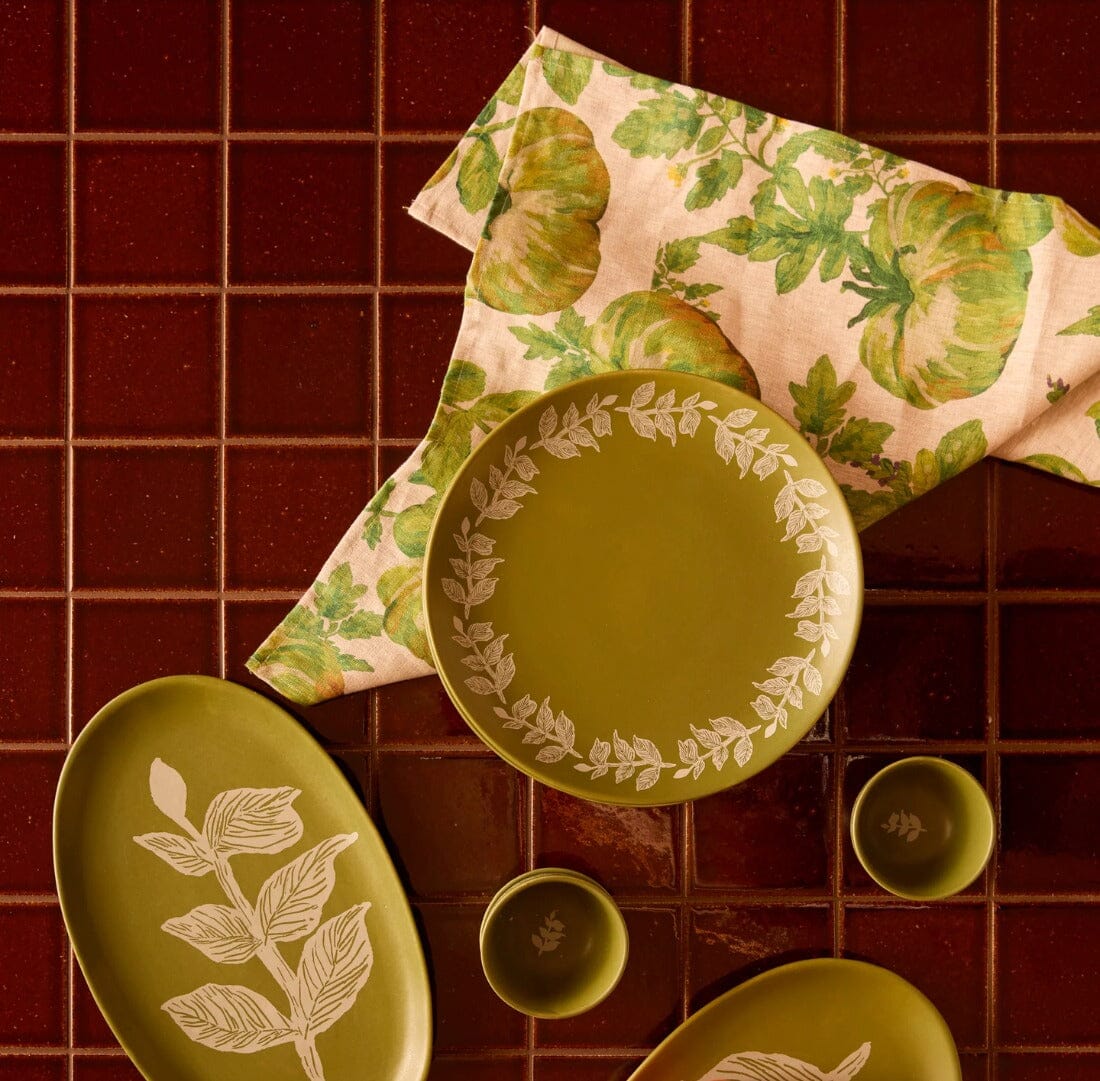 BONNIE & NEIL Linen Tea Towel - Heirloom Green - Zabecca Living