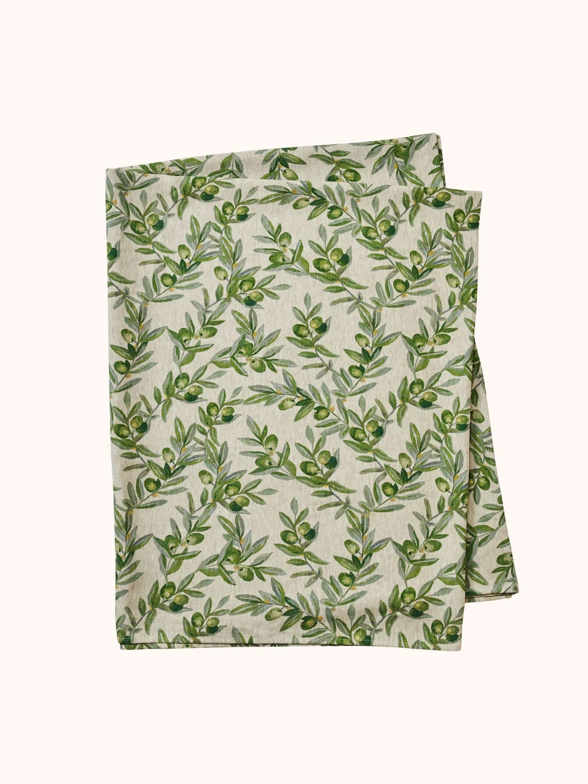 BONNIE & NEIL Olive Green Linen Tablecloth - Large KITCHEN + DINING - Zabecca Living