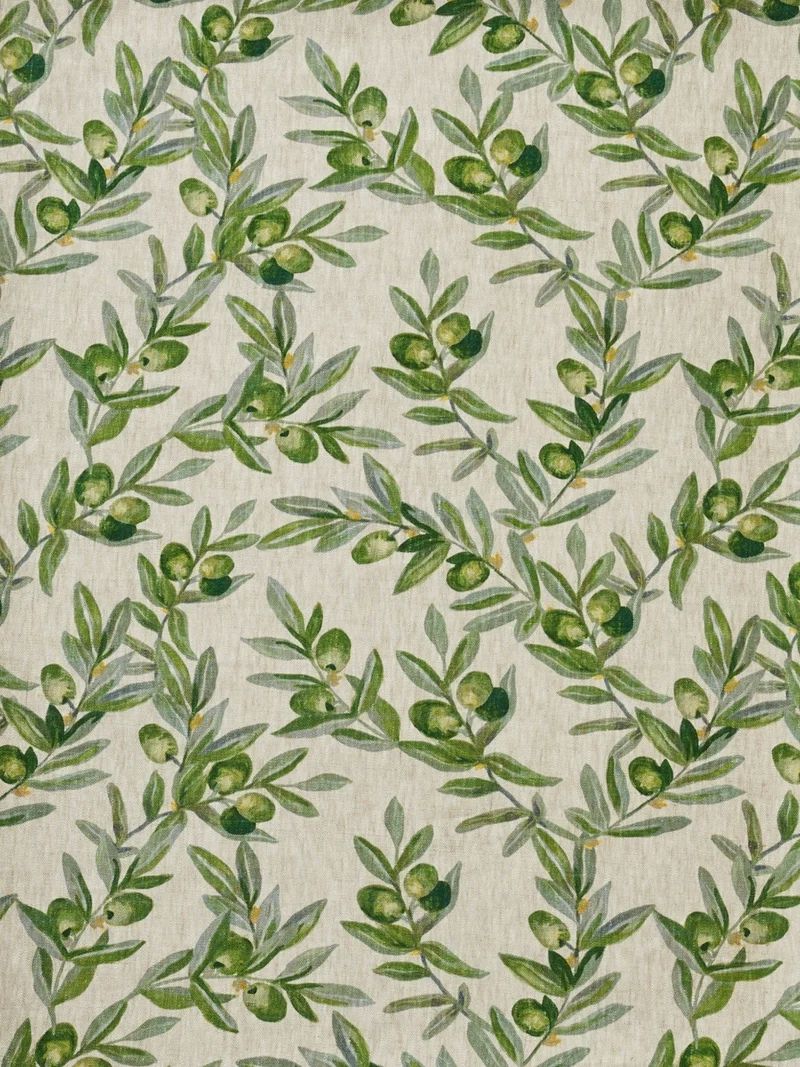 BONNIE & NEIL Olive Green Linen Tablecloth - Large KITCHEN + DINING - Zabecca Living