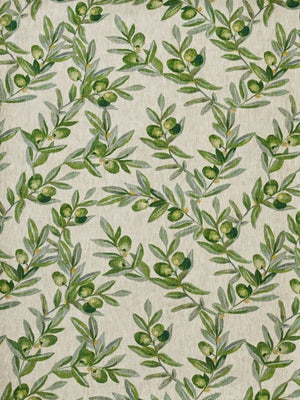 BONNIE & NEIL Olive Green Linen Tablecloth - Large KITCHEN + DINING - Zabecca Living