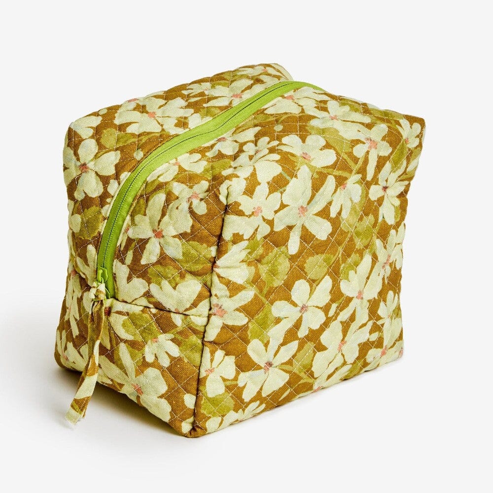 BONNIE & NEIL Violet Large Toiletry Bag - Mustard - Zabecca Living