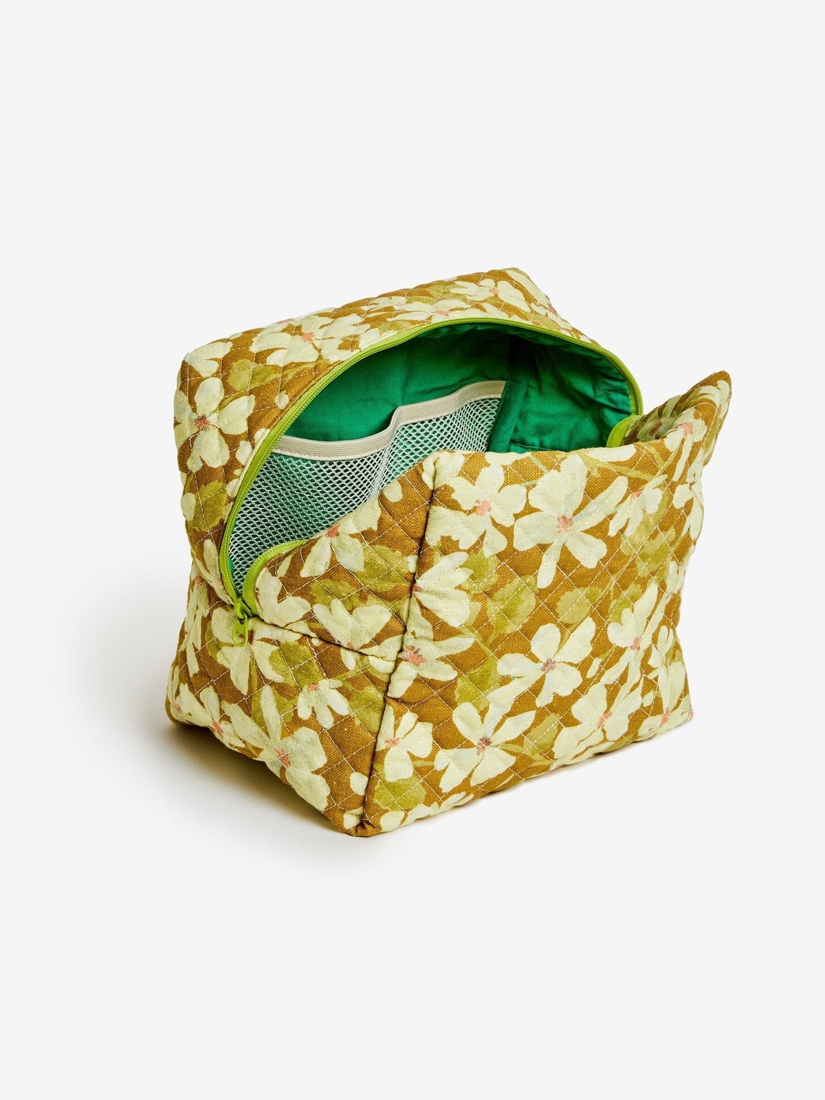 BONNIE & NEIL Violet Large Toiletry Bag - Mustard - Zabecca Living