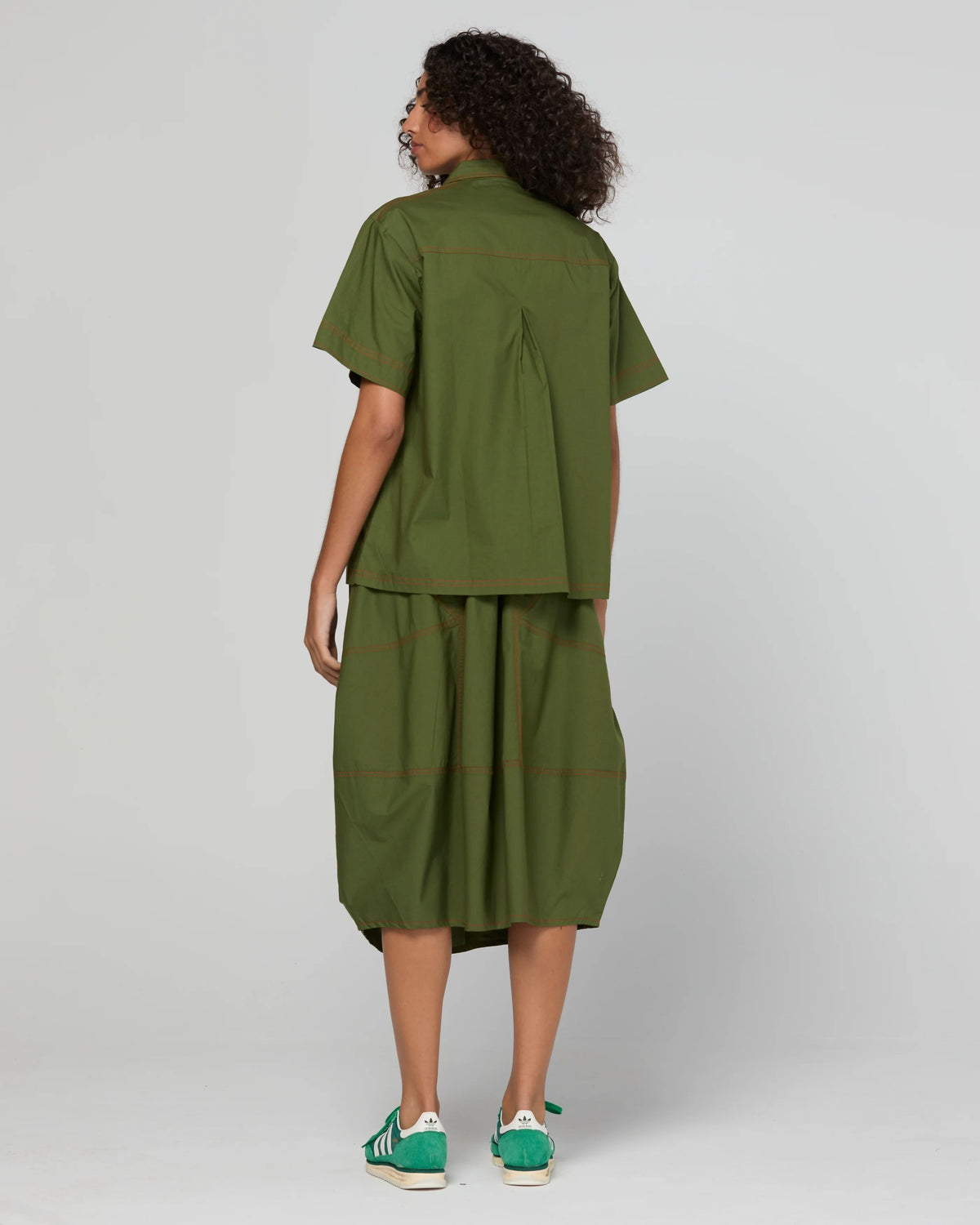 BOOM SHANKAR Guru Skirt - Chive SKIRT - Zabecca Living