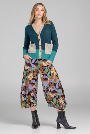 BOOM SHANKAR Poet Cardigan - Blue/Aqua Jumpers + Knitwear - Zabecca Living
