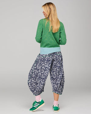 BOOM SHANKAR Poet Cardigan - Green Multi Jumpers + Knitwear - Zabecca Living