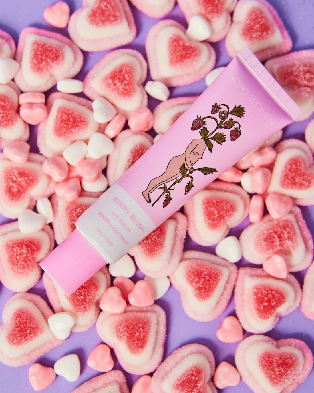 BOPO WOMEN Lip Balm - Berry Blush LIP BALM - Zabecca Living