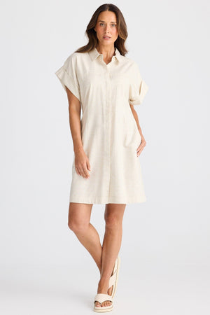 BRAVE AND TRUE Charli Dress - Natural Dress - Zabecca Living