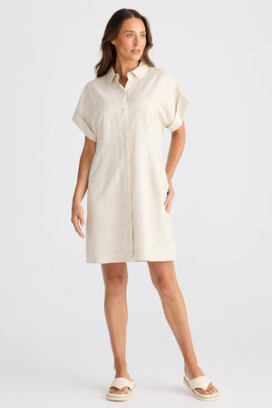 BRAVE AND TRUE Charli Dress - Natural Dress - Zabecca Living